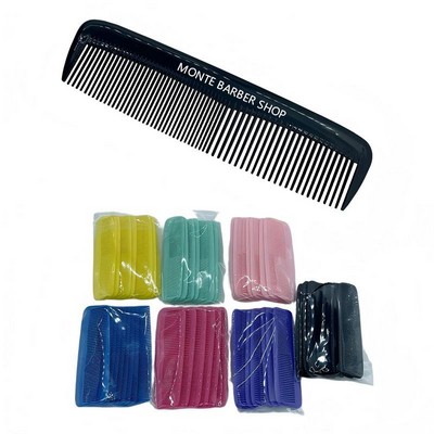 5" Fine Tooth Plastic Hair Comb
