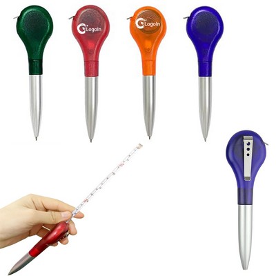 Retractable Tape Measure Ruler Writing Pen Stationery School Office