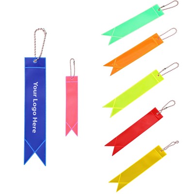 Reflective Ribbon Keychain