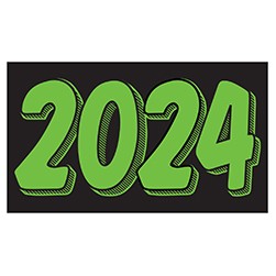 2024 Rectangle Year Vinyl Sticker