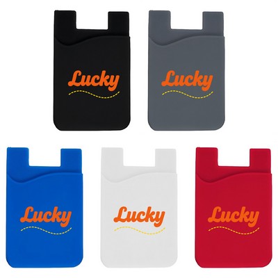 Personalized Silicone Adhesive Phone Wallet