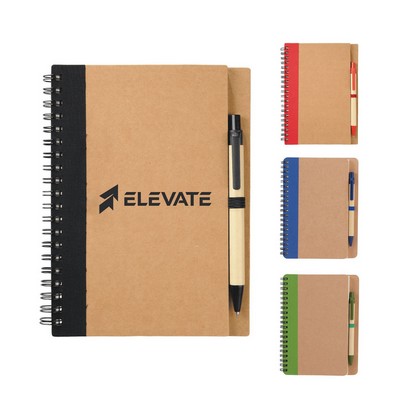 Custom Eco-Friendly Notebook Pen Set