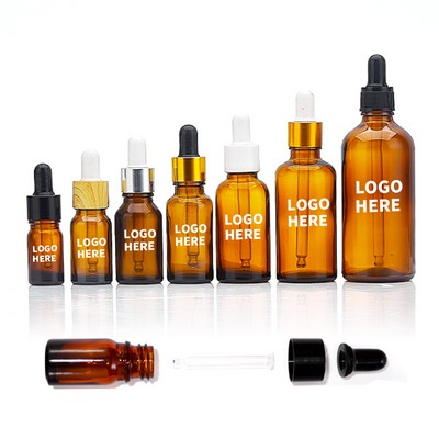 Premium Glass Essential Oil Dropper Bottles