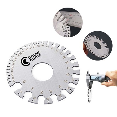 Circular Stainless Steel Wire Diameter Gauge