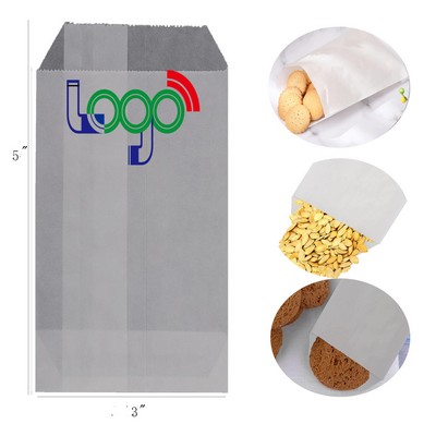 Flat Glassine Waxed Paper Bags