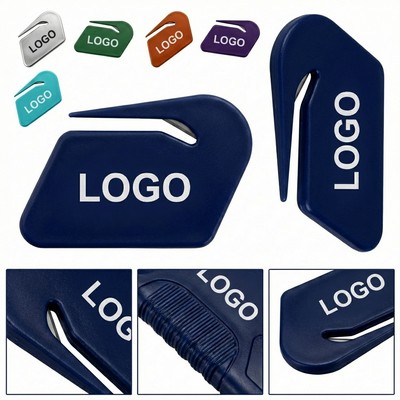 Safe Slice Plastic Letter Opener with Concealed Stainless Steel Blade