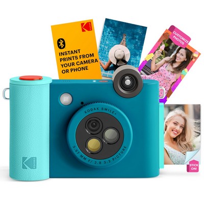 KODAK Smile+ 2-in-1 Digital Instant Print Camera & Wireless Bluetooth Photo Printer - 10MP, Speci...