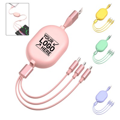 3-in-1 Retractable Fast Charging Cord