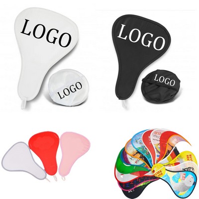 Collapsible T Shaped Fan With Pouch