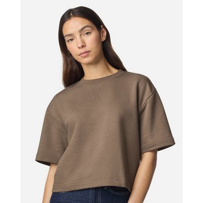 American Apparel Women's French Terry Mid-Length Boxy Top - FTCB0