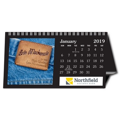 Personalized Tent Desk Calendar - 5.5x3