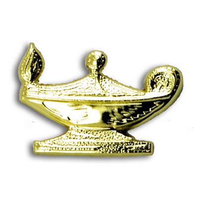 Academic Lamp Chenille Letter Pin