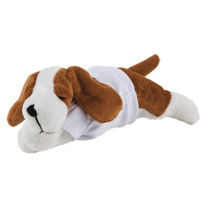 8" Basset Hound Beanie Stuffed Animal