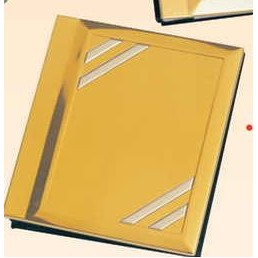 2-Tone Brass & Chrome Photo Album (50 Photo) (Screened)