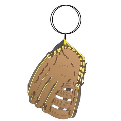 Baseball Glove Gift Shop Key Chain w/Mirrored Back (12 Square Inch)