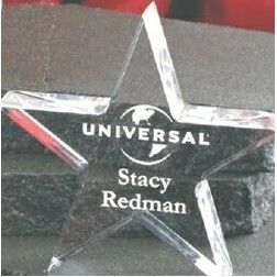 Star Acrylic Paperweight (5"x5"x1")