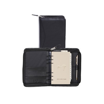 Nappa Leather 6 Ring Weekly Planner