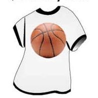 Basketball T-Shirt Mighty Mini Magnet