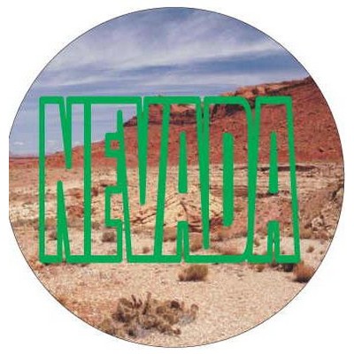 Nevada Desert Photo Hand Mirror (2½" Diameter)
