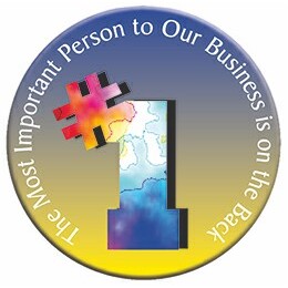 #1 Photo Hand Mirror (2½" Diameter)