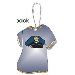 Police Cap T-Shirt Zipper Pull