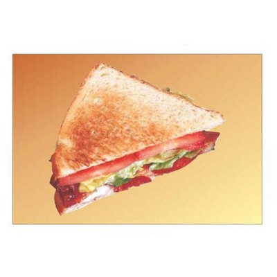 Sandwich Rectangle Metal Photo Magnet (2"x3")