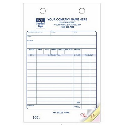 Register Forms - Classic Collection™, Custom Wording (3 Part)