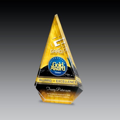 7" AcryliPrint® HD Triangle Award