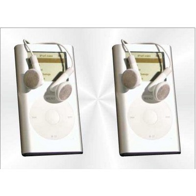 Mp3 Player Rectangle Badge w/ Bar Pin (2"x3")