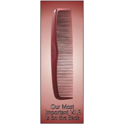 Comb Panoramic Photo Hand Mirror (1 5/8"x4 5/8")
