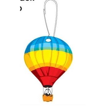 Hot Air Balloon Zipper Pull