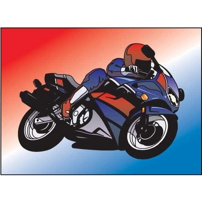 Import Motorcycle Metal Photo Magnet (2 1/2"x3 1/2")