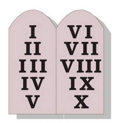 10 Commandments Maxi Magnet (10 Square Inch)