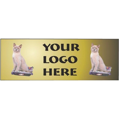 American Burmese Cat Panoramic Metal Photo Magnet