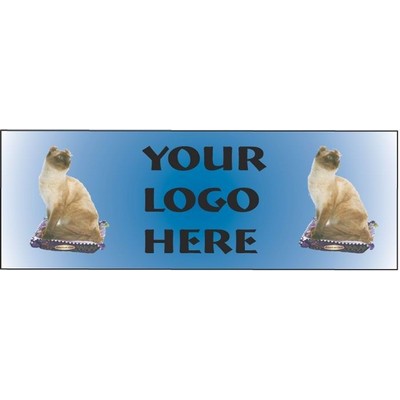 American Curl Cat Panoramic Badge w/ Bar Pin