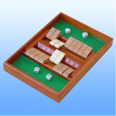9" Shut-the-Box Dice Game