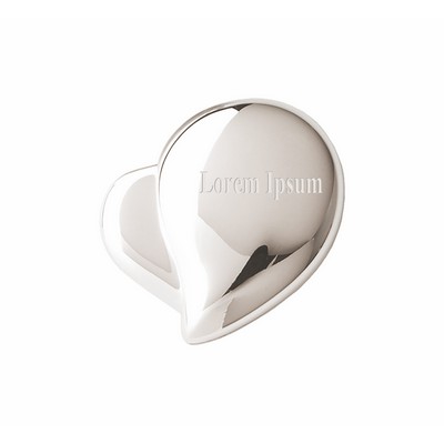 Silver Plated Heart Shaped Foil Cutter