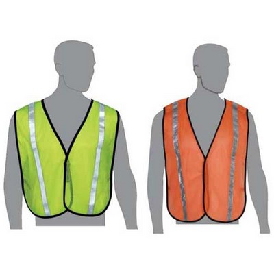 Mesh Safety Vest w/ Stripes