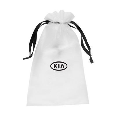 Large Frosted Drawstring Bag