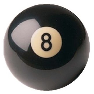 8-Ball Executive Magnet w/ Full Magnetic Back (10 Square Inch)