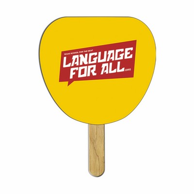 Palm Leaf Stock Shape Mini Fan