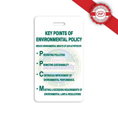 USA Made Laminated Event Tag (2"x 3.5") Rectangle