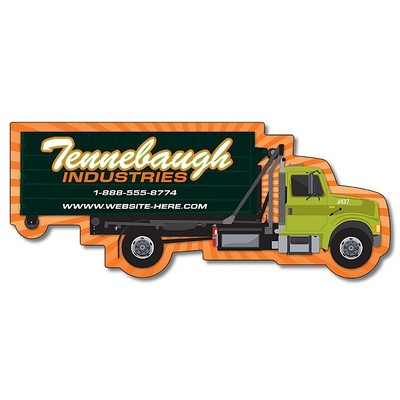 Magnet - Trash / Recycle Truck Shape (5x2.0625) - 25 mil.