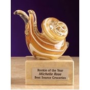 Snail Glass Award (5.5"x3.5")