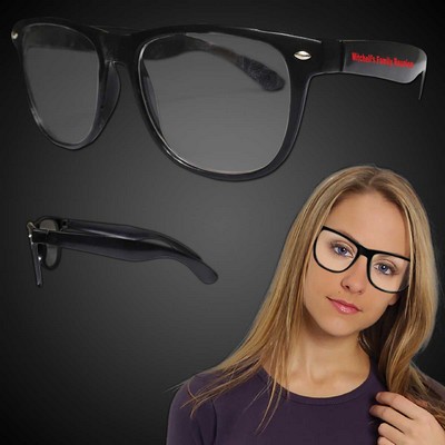 Black Frame 50's Glasses