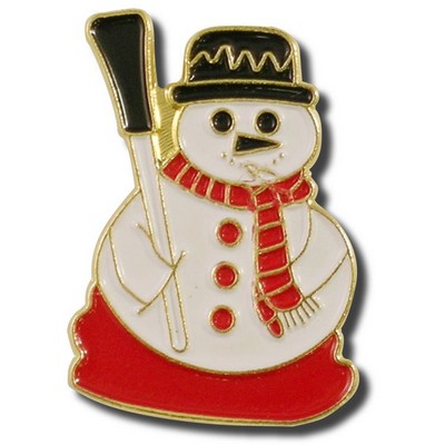 Snowman 3 Lapel Pin