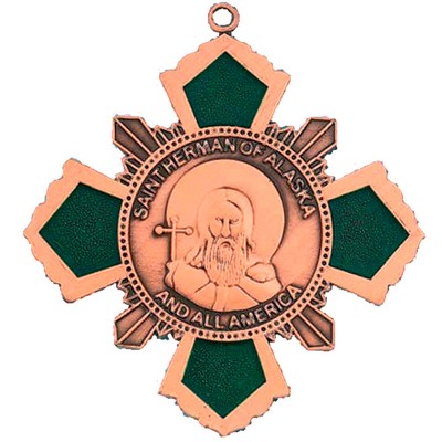 2" Custom Die Struck Medal w/ Color