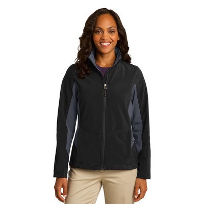 Port Authority® Women's Core Colorblock Soft Shell Jacket.