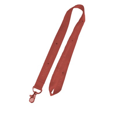 1/2" Maroon Nylon Lanyard (12 Mil)