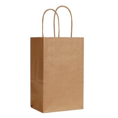 ECO Natural Kraft S.E. Shopping Bag (5 1/2"x3 1/4"x8 3/8")